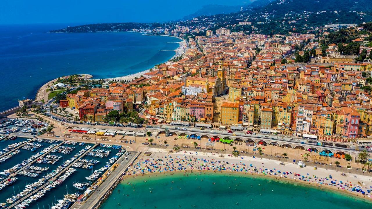"Jardin Du Pian" Calme, Proche Gare, Mer Ментона Экстерьер фото